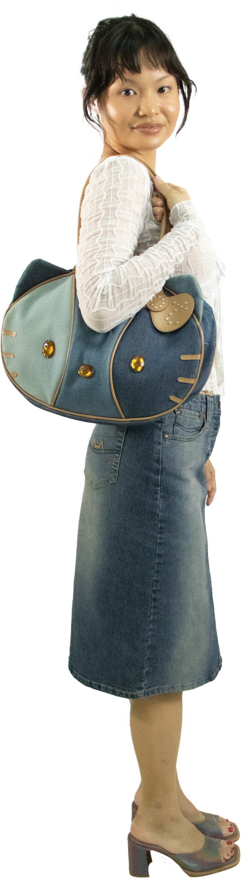 Heatherette x Hello Kitty Denim Bag