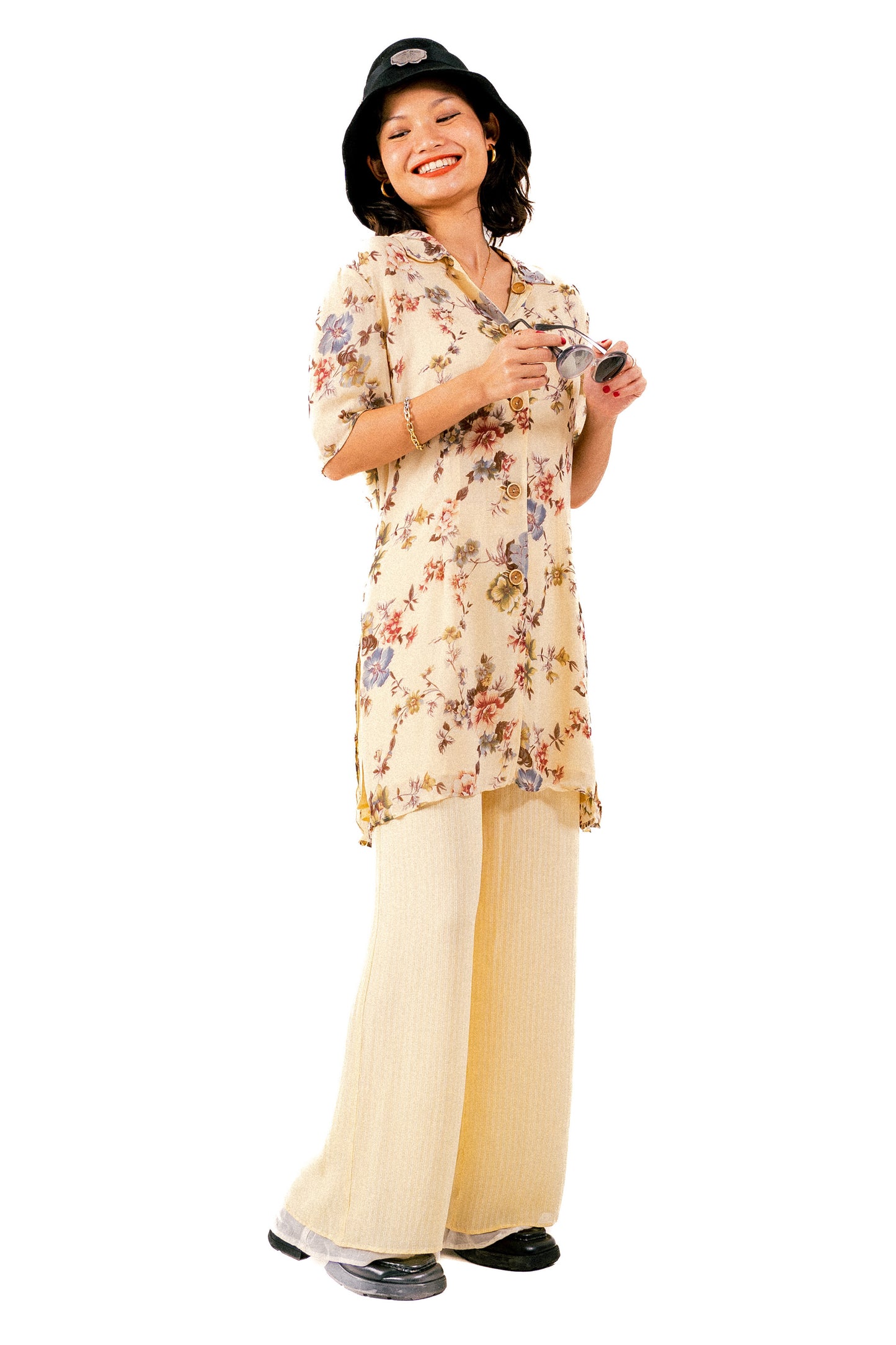 Vintage Sportmax 2 Piece Floral Set