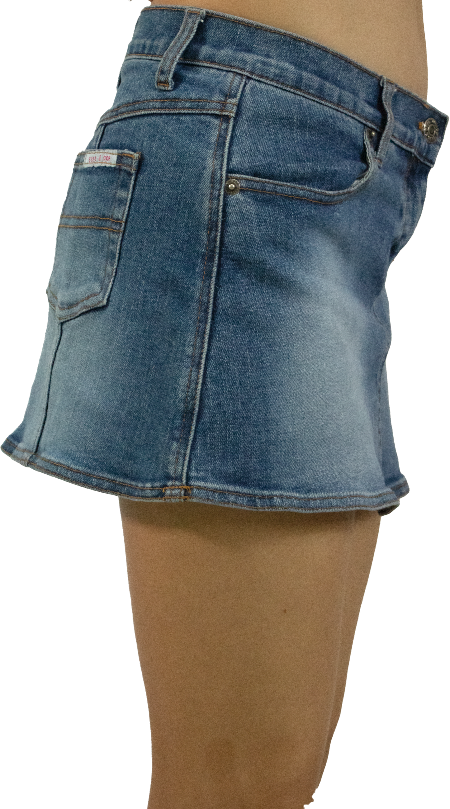 Sass & Bide Denim Mini Skirt