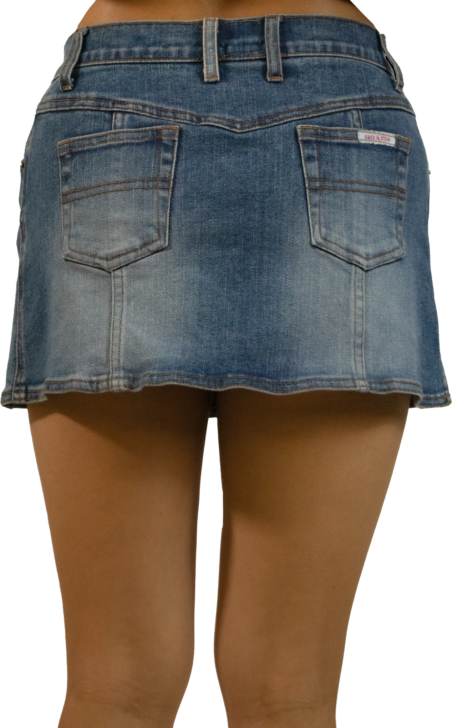 Sass & Bide Denim Mini Skirt