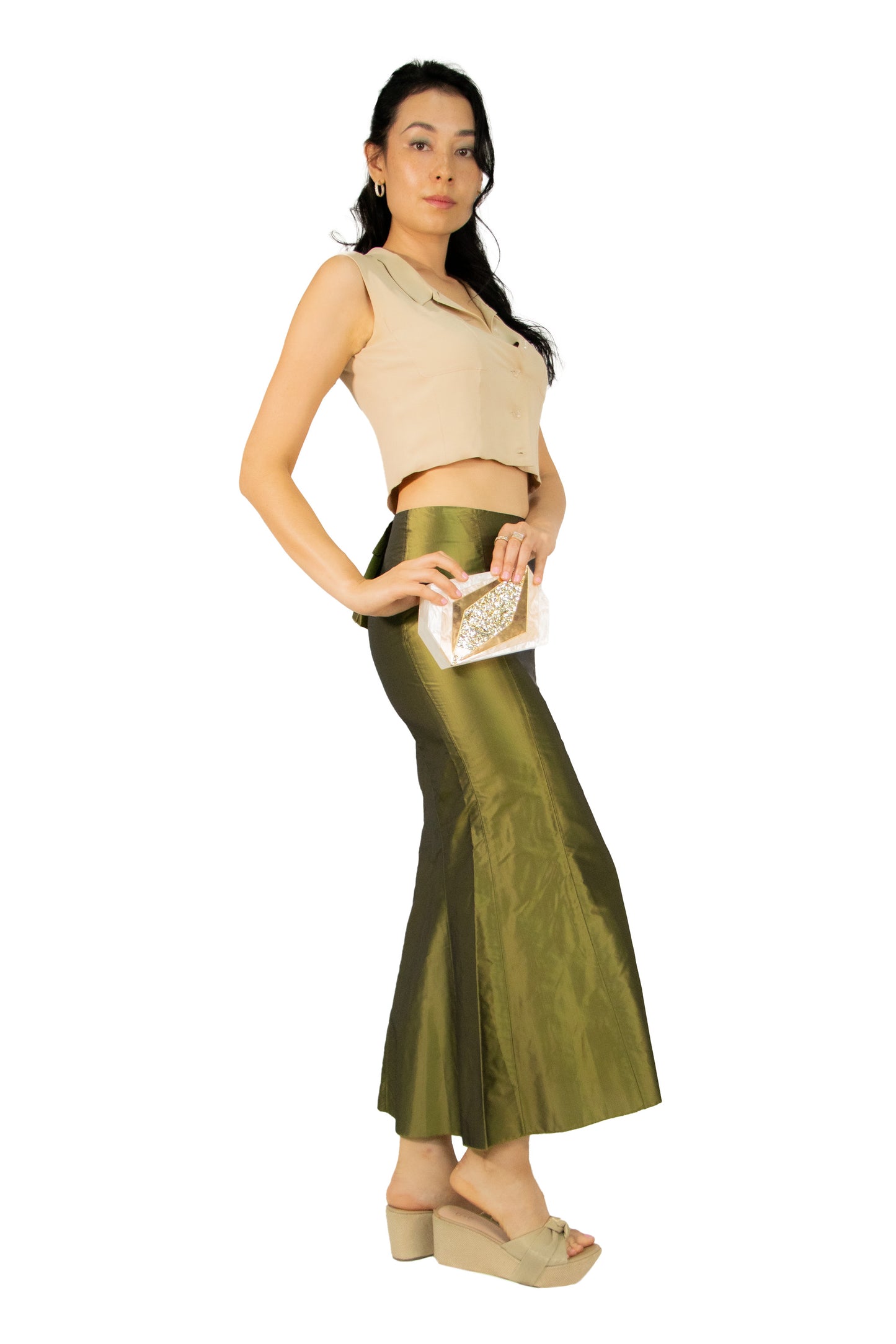 Vintage '00s Bebe Fishtail Skirt