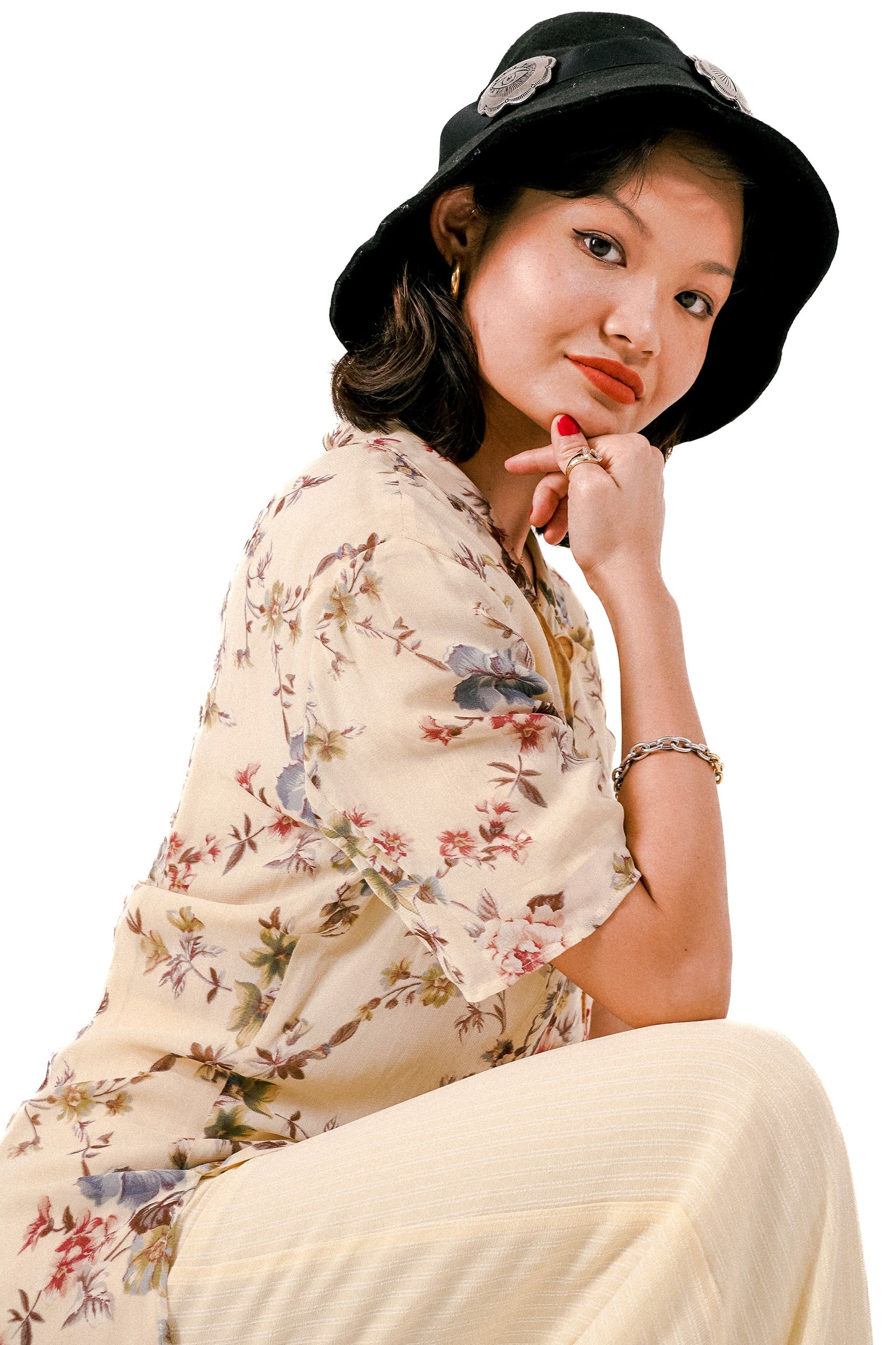 Vintage Sportmax 2 Piece Floral Set