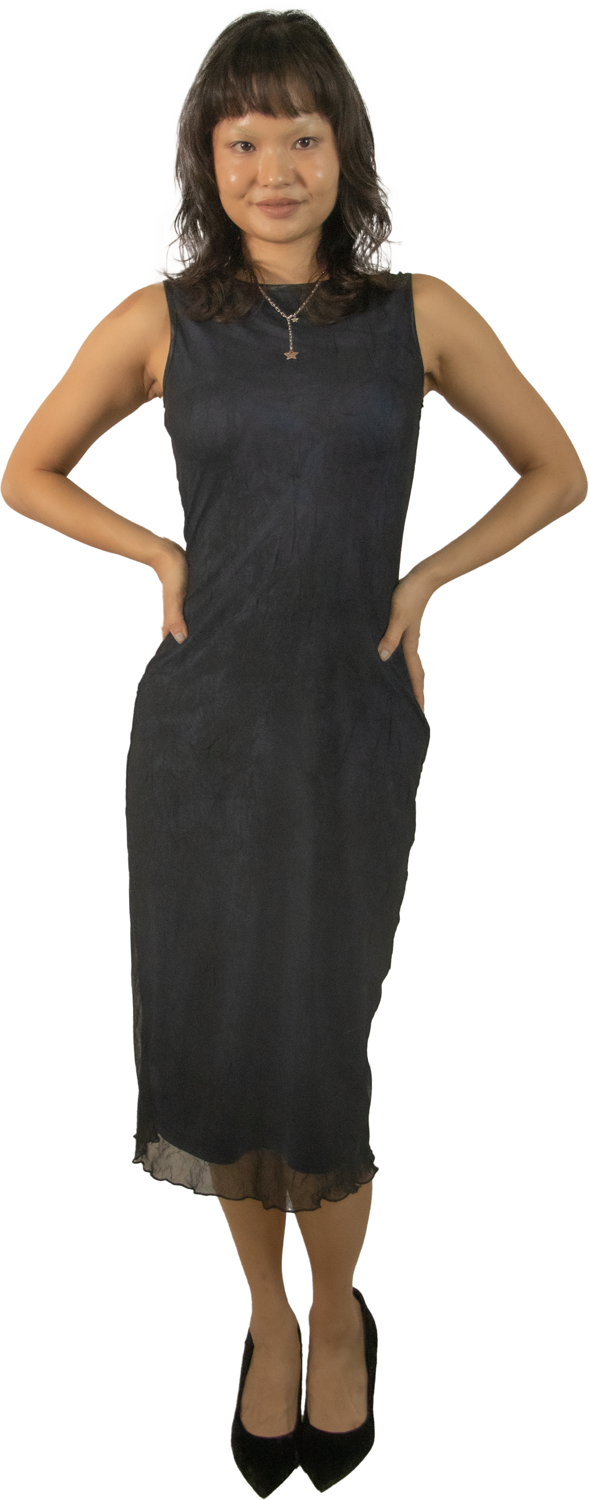 Network Mesh Slip Dress