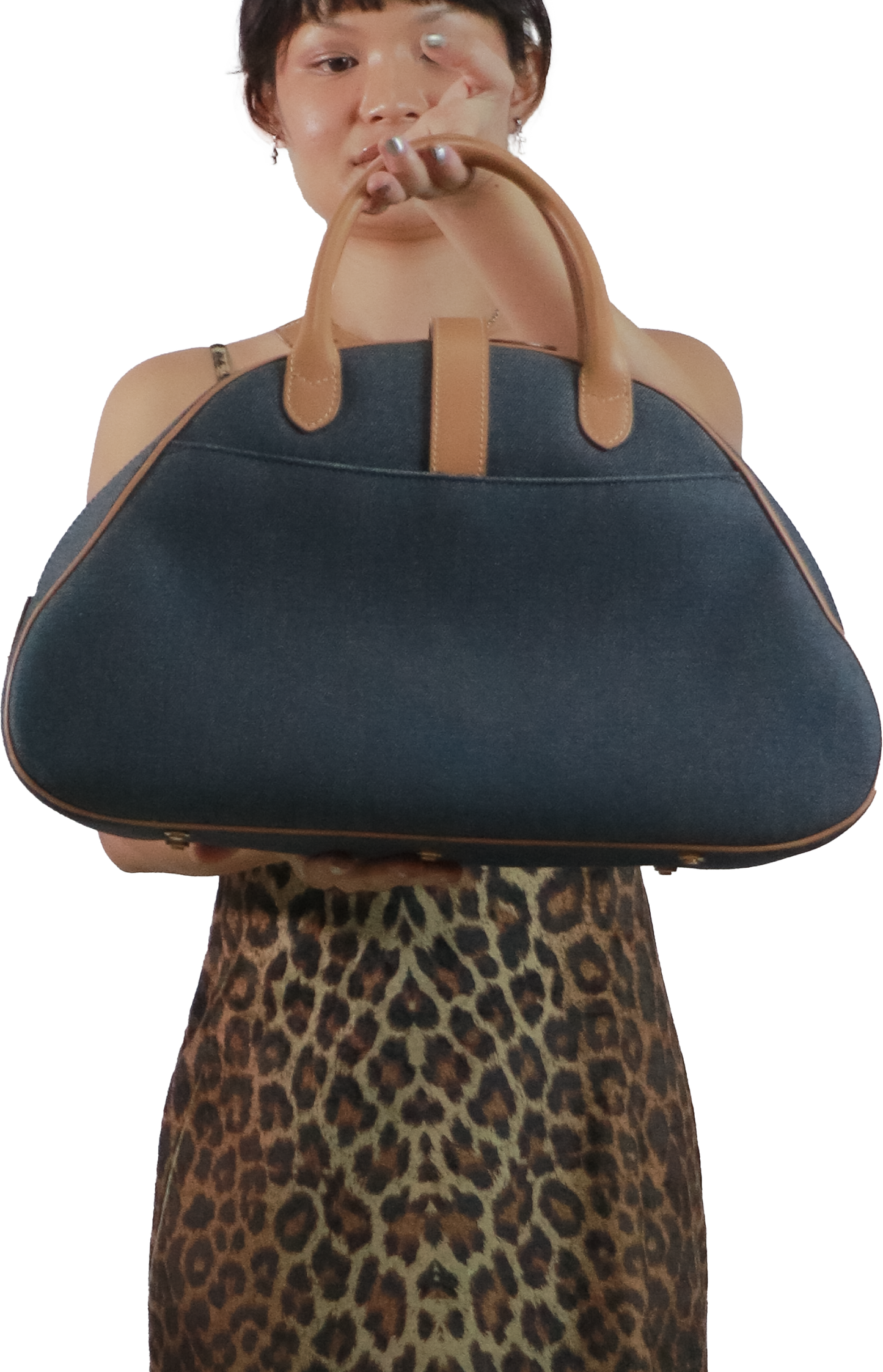 Dior Denim Saddle Bowler