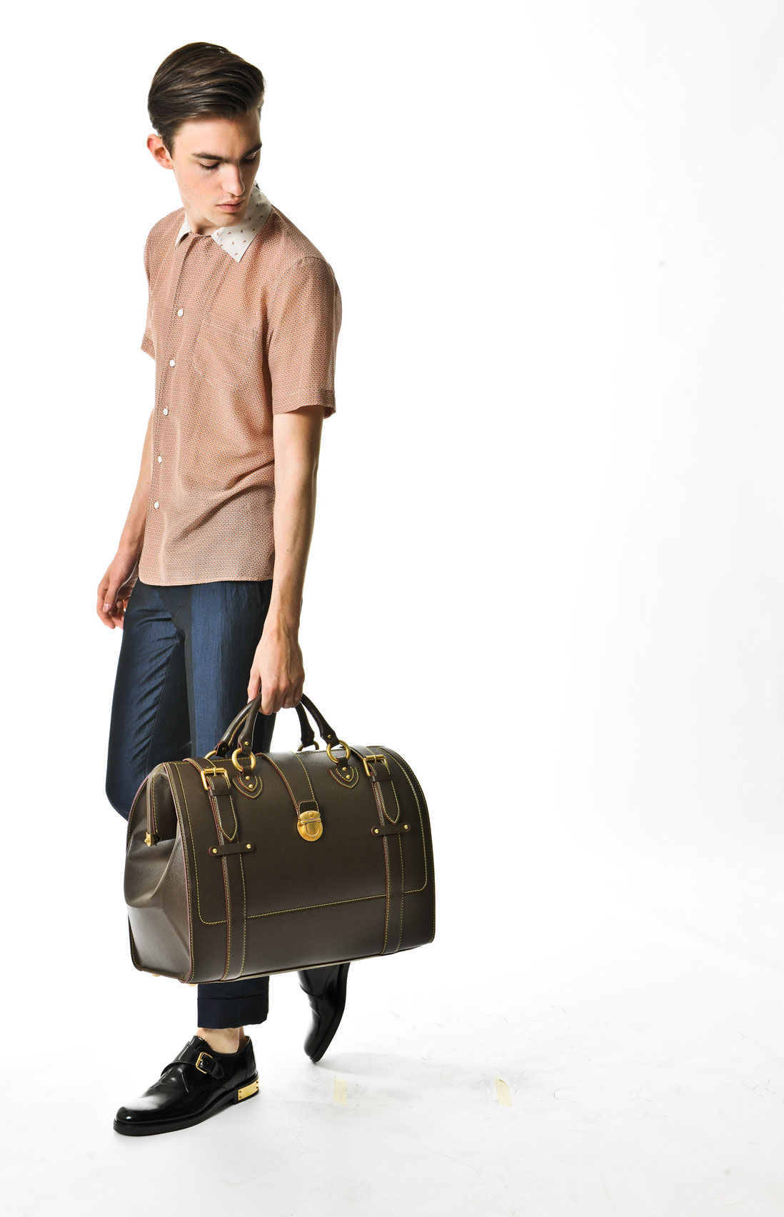 Marc Jacobs Bicolored S/S 2012 Floral Shirt
