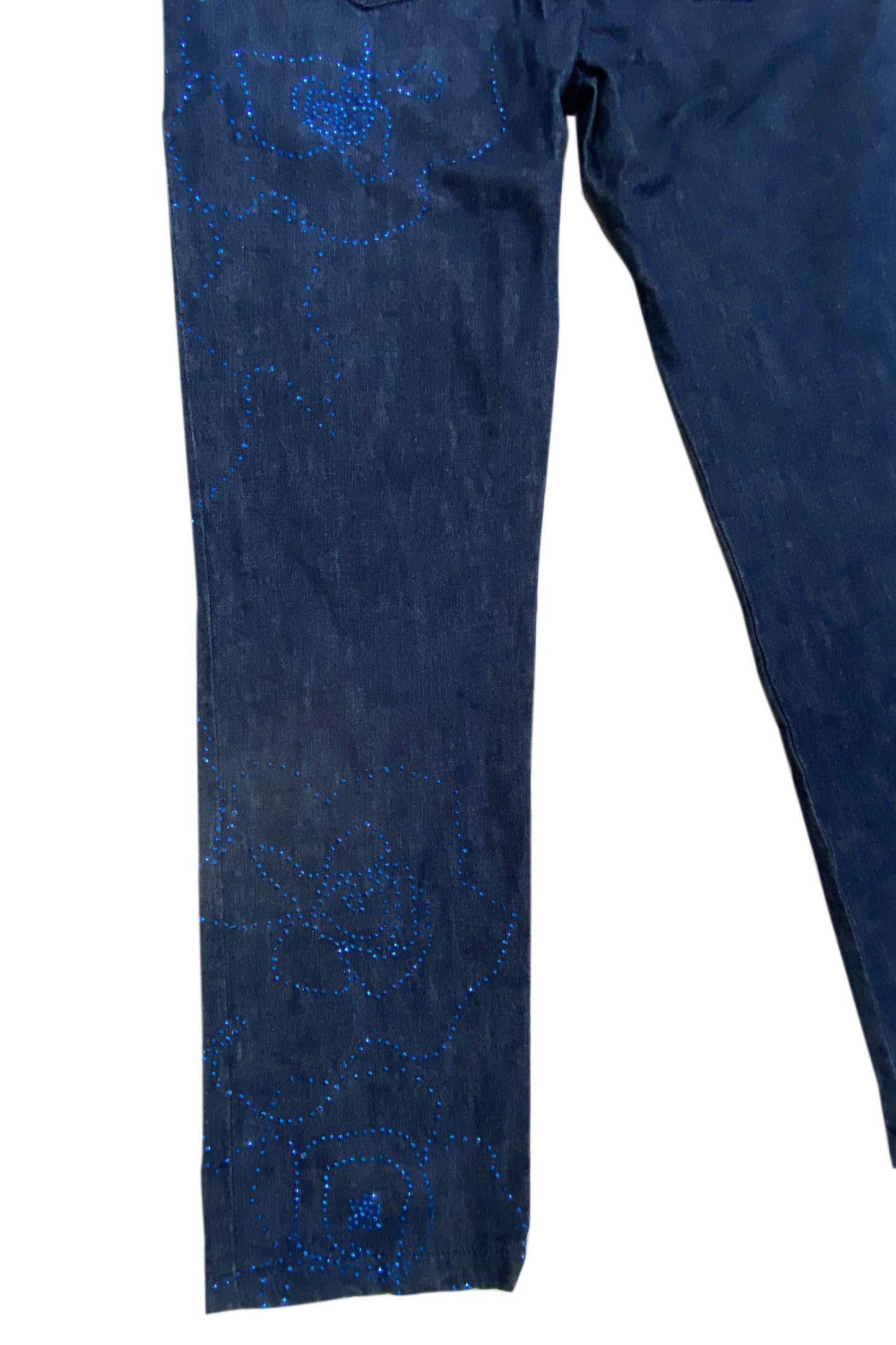 Vintage '00s DKNY Jeans Flower Straight Leg Jean