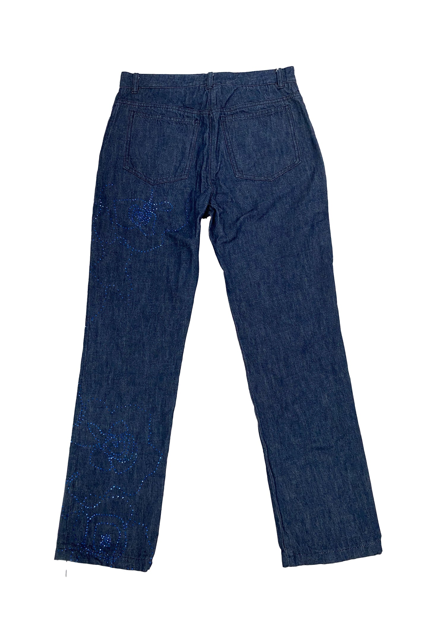 Vintage '00s DKNY Jeans Flower Straight Leg Jean
