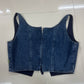 Heaven by Marc Jacobs x Daisy Denim Crop Top