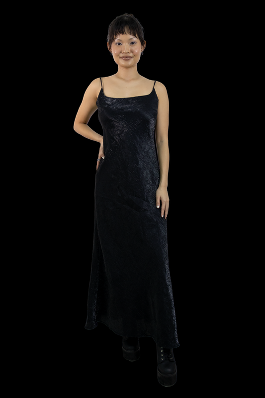 Purple Patch Liquid Slip Dress