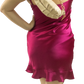 Virginia Poppe Silk Ruffle Dress