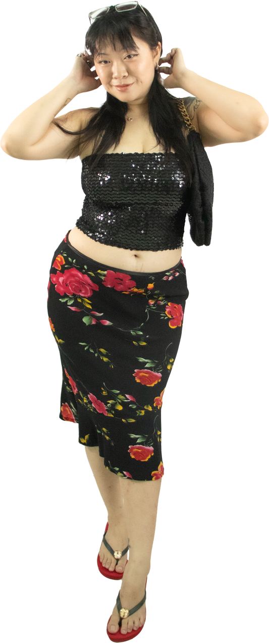 Prilis Floral Skirt