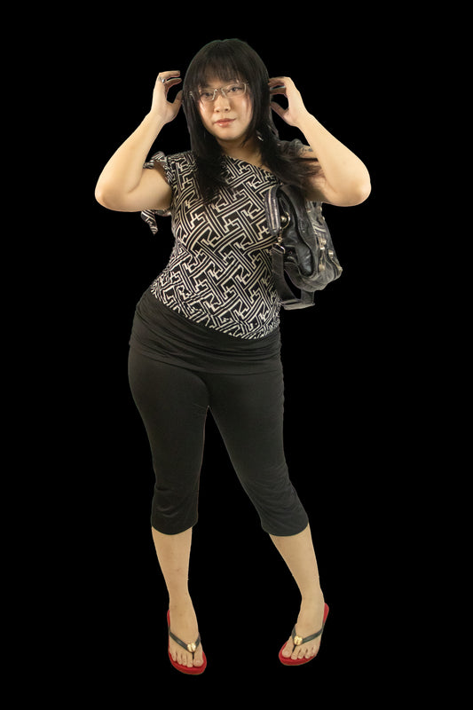 Portsmans Geometric Print Top