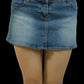 Sass & Bide Denim Mini Skirt