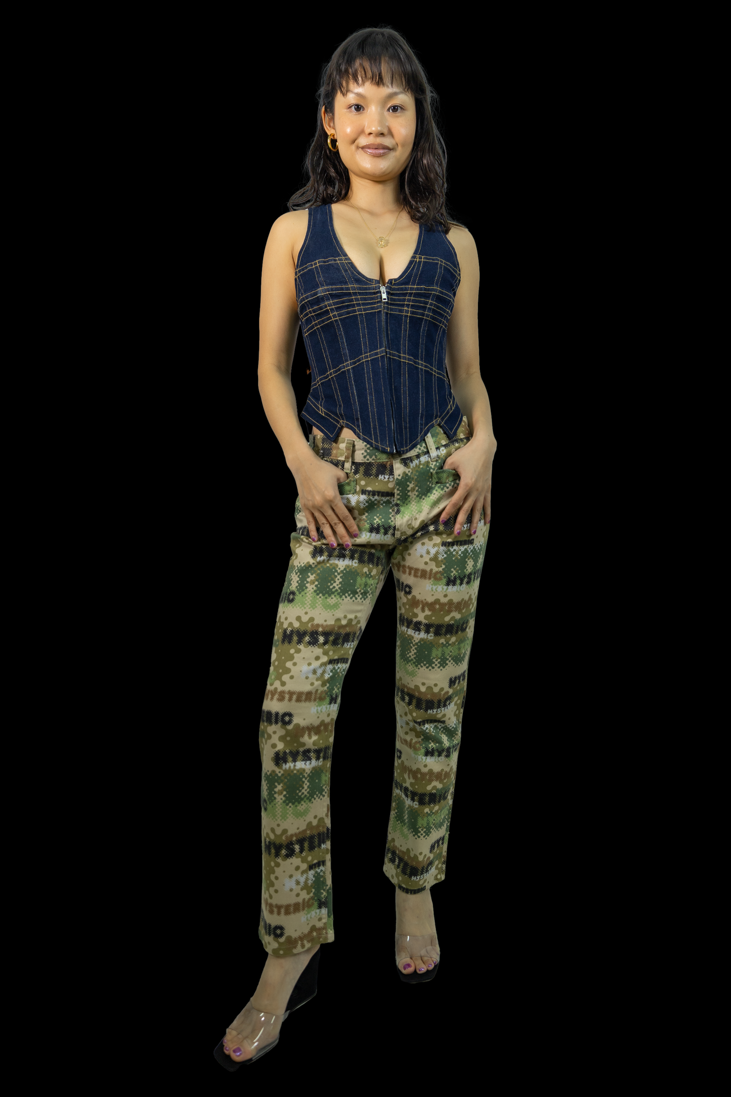 Y2K Hysteric Glamour Camo Pants