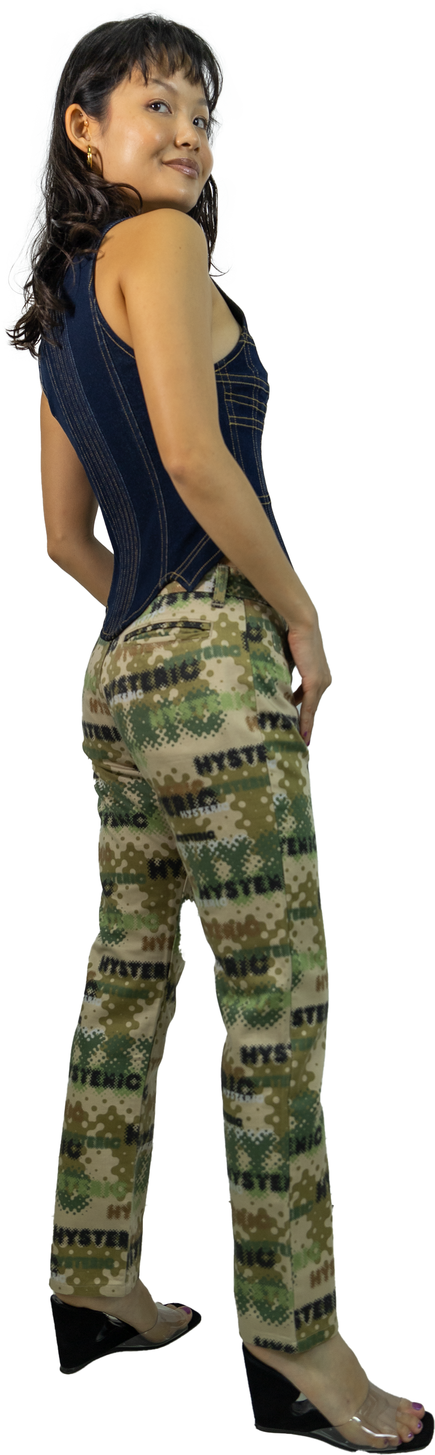 Y2K Hysteric Glamour Camo Pants