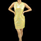 Saks Potts Holographic Shift Dress