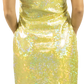 Saks Potts Holographic Shift Dress