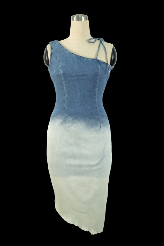 Destiny's Child Denim Ombré Dress