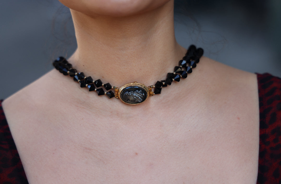 80s Cameo Choker