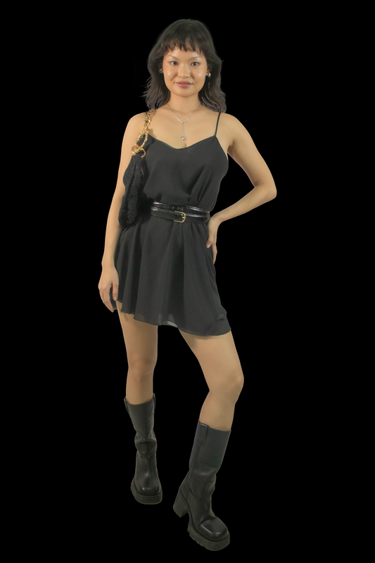 Short Stories Double Layered Slip Dress