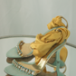 Dolce & Gabbana Jeweled Lace Up Heels