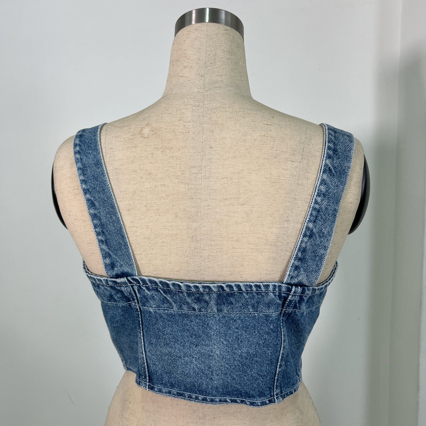 Ragazza Moda Denim Bustier Top