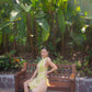 Indonesian Designer Pistachio Candy Dress