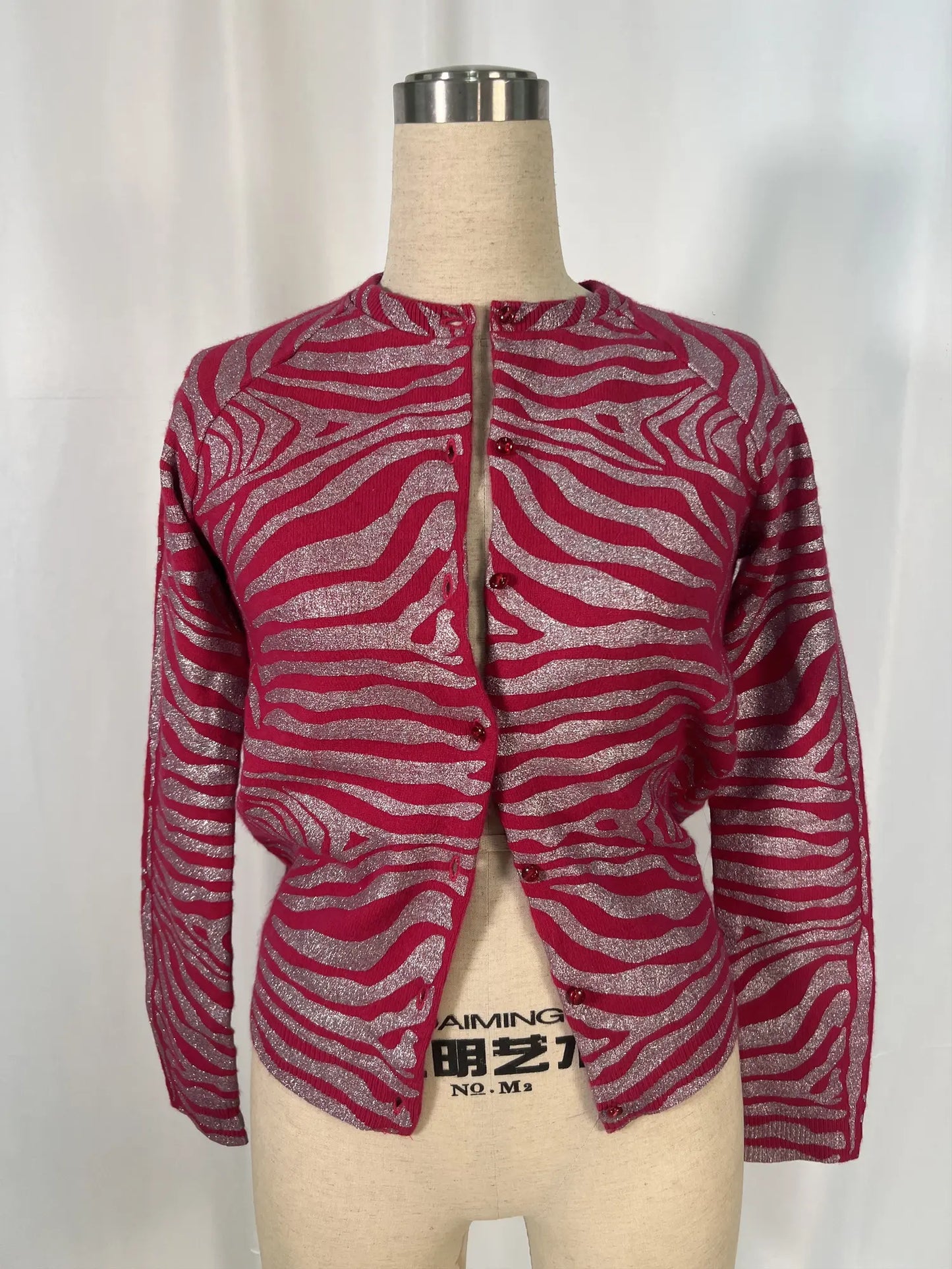 Hysteric Glamour Zebra Cardigan