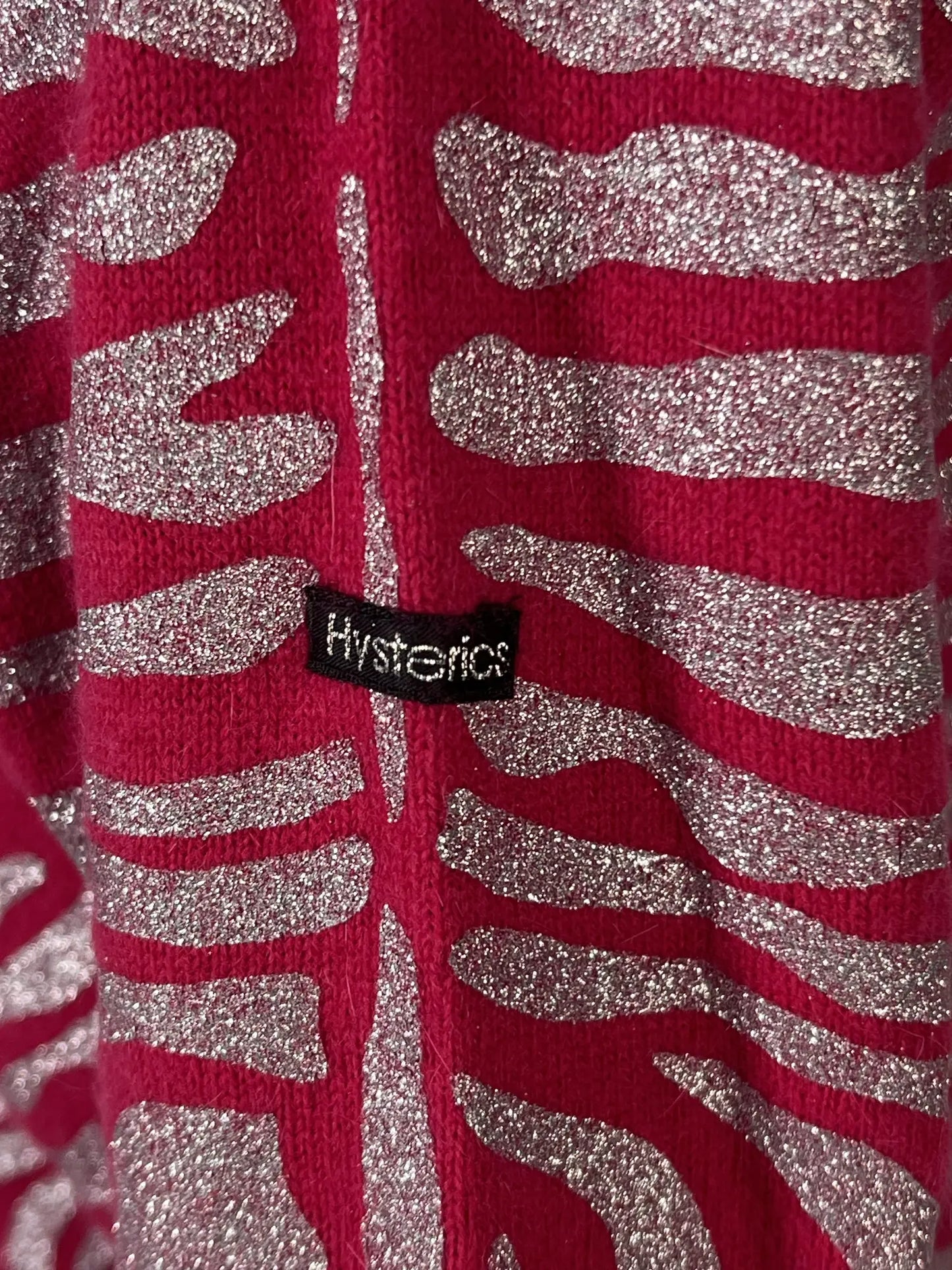 Hysteric Glamour Zebra Cardigan