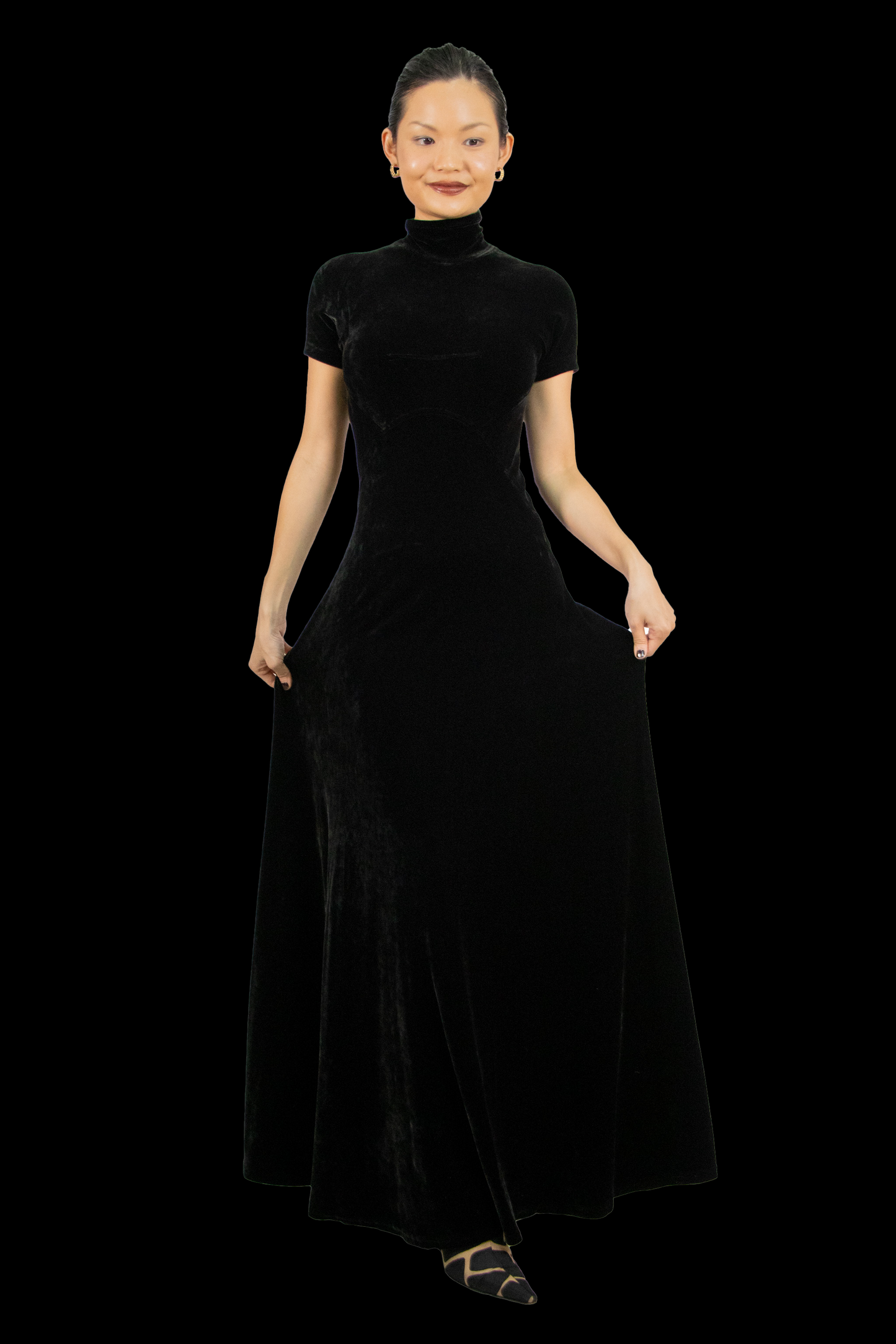 Donna Karan Turtleneck Dress