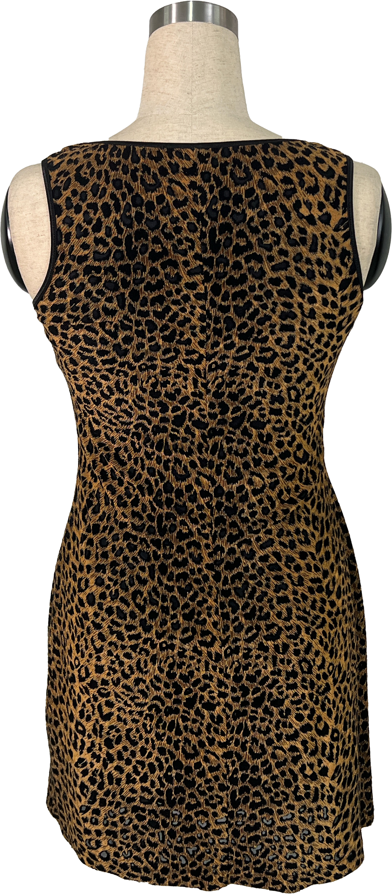 ‘90s Equipment Leopard Print Dress