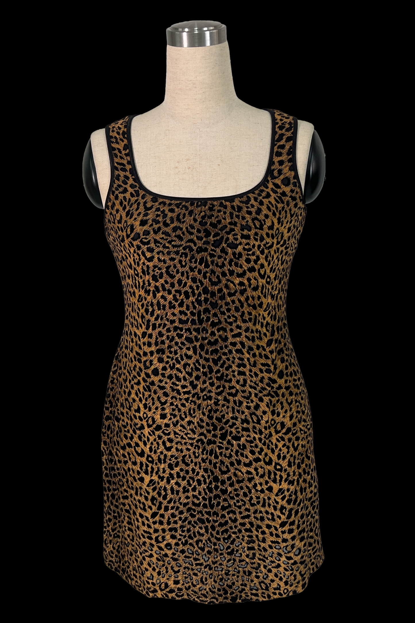 ‘90s Equipment Leopard Print Dress