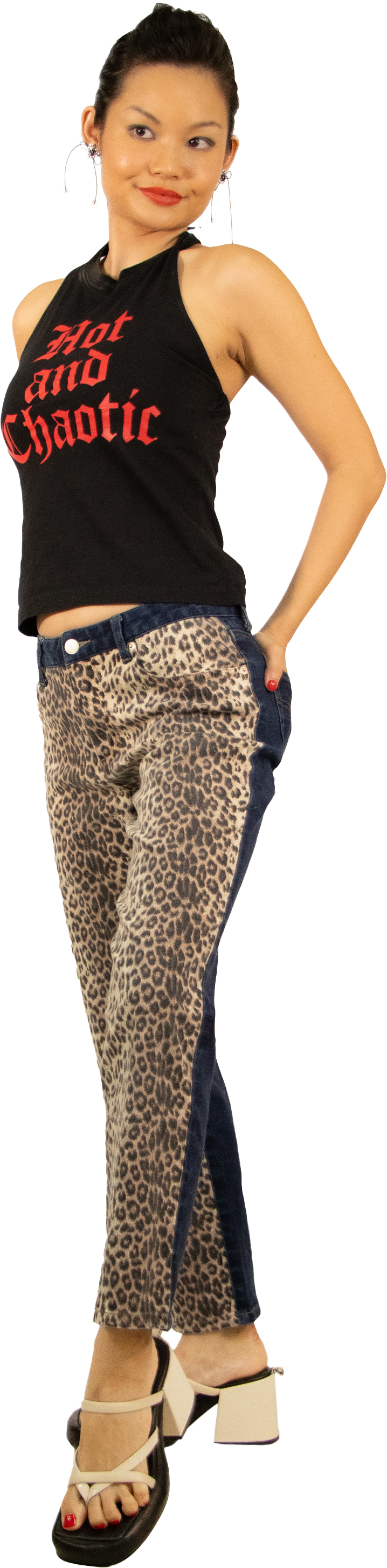 Fiorucci Leopard Jeans