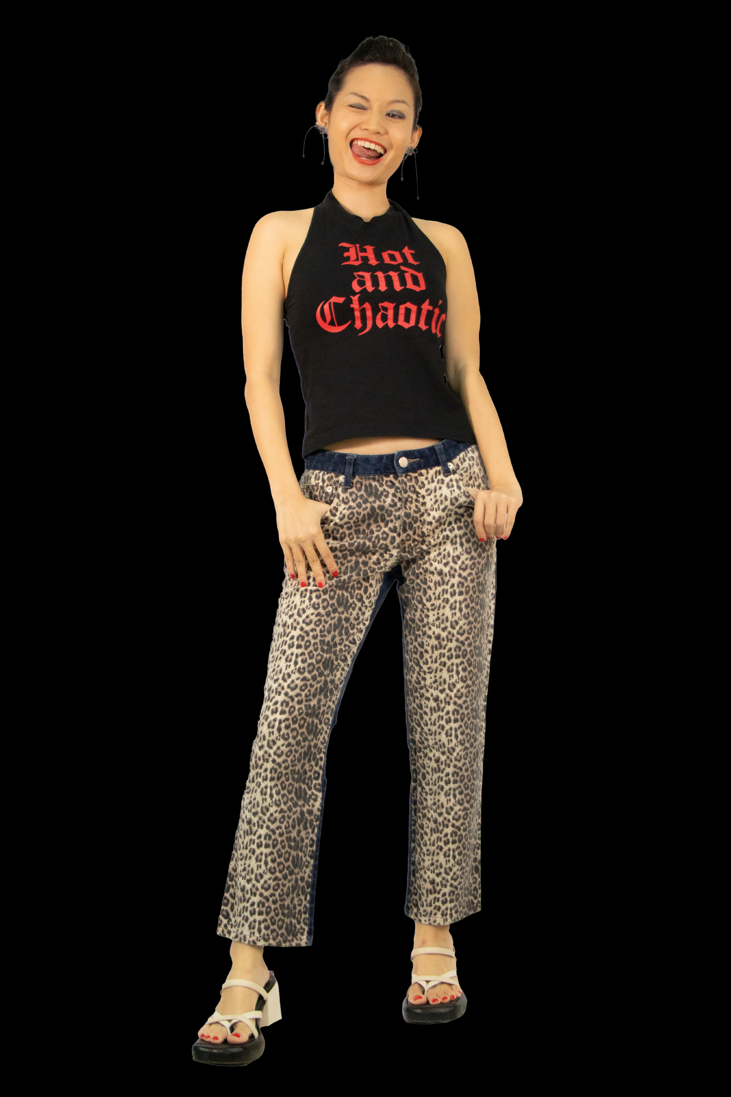 Fiorucci Leopard Jeans