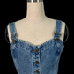 Ragazza Moda Denim Bustier Top