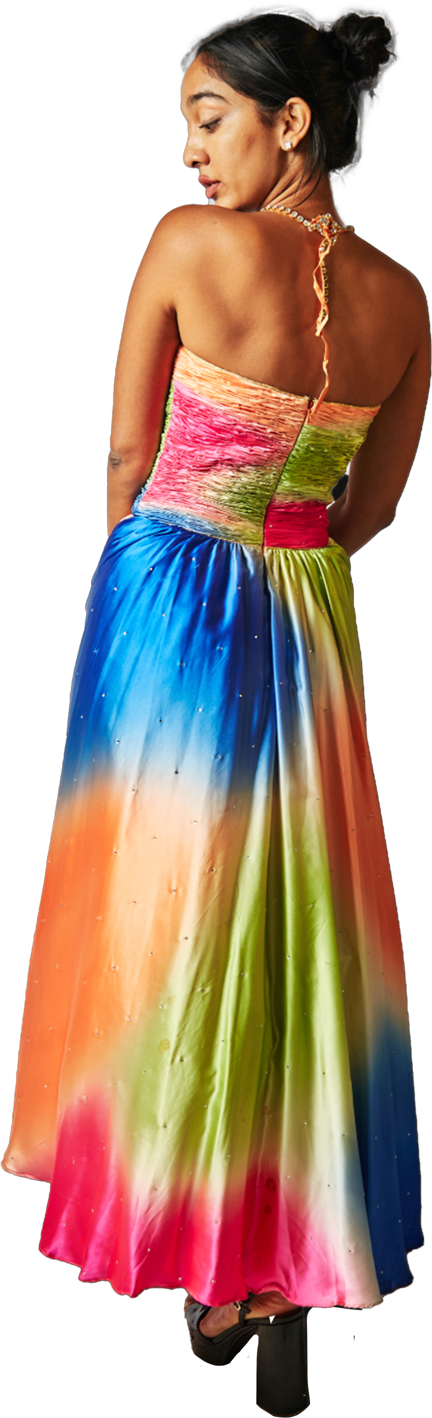 Vintage ‘90s Britney Rainbow Gown