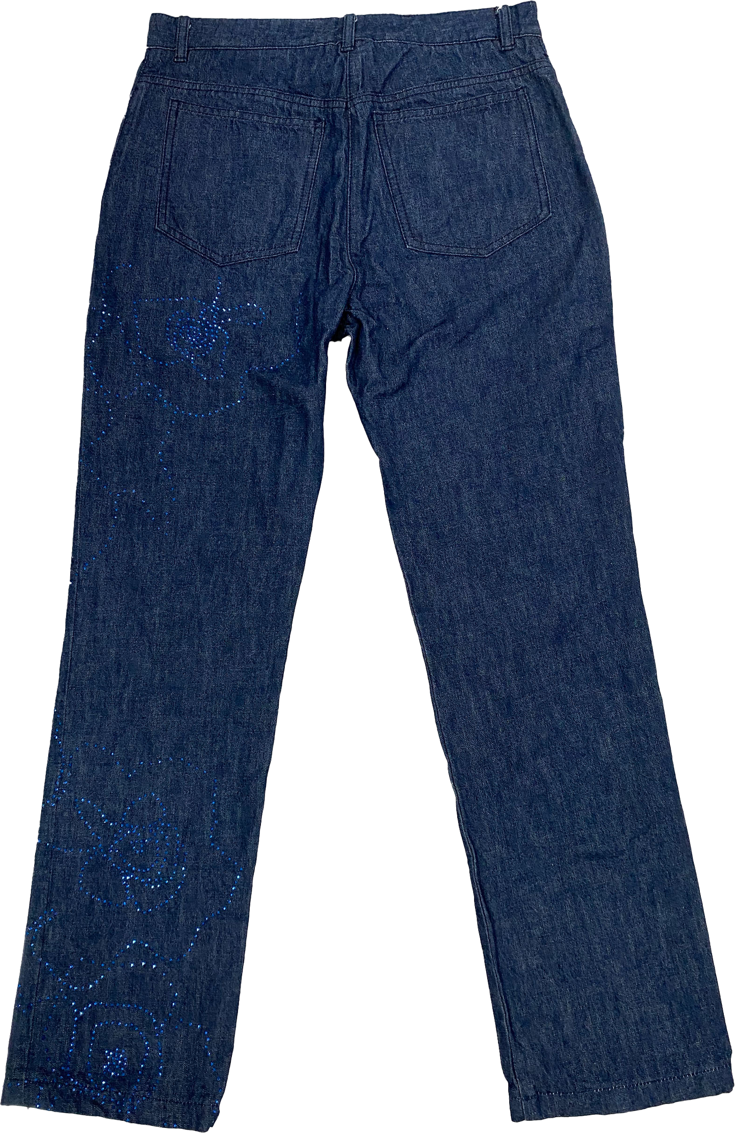 Vintage '00s DKNY Jeans Flower Straight Leg Jean