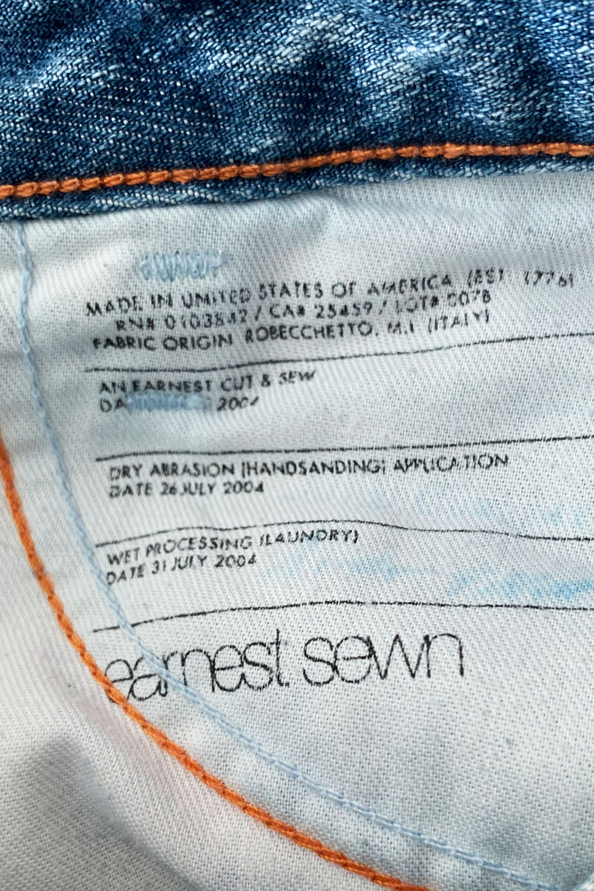 Earnest Sewn jeans | Earnest sewn jeans, Earnest sewn, Blue denim jeans
