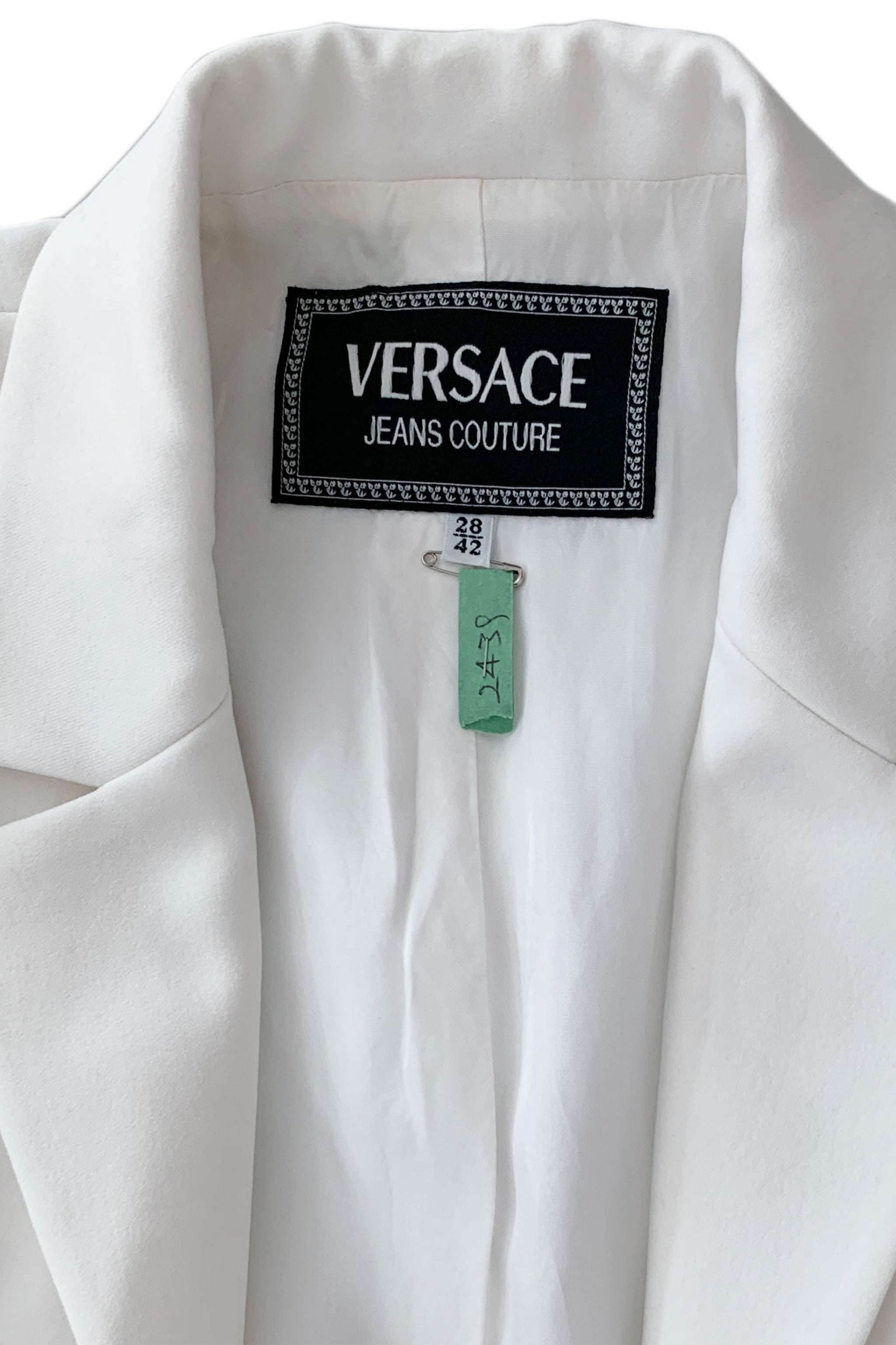 Versace 2024 white blazer