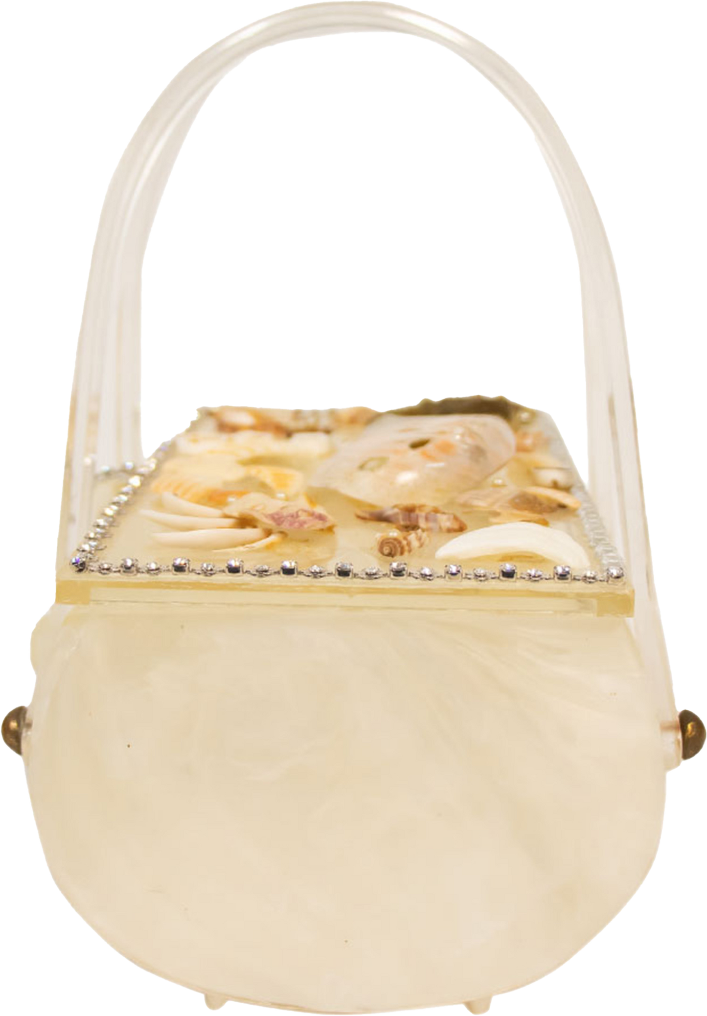 Vintage Reworked '50s Lucite Seashell Bag