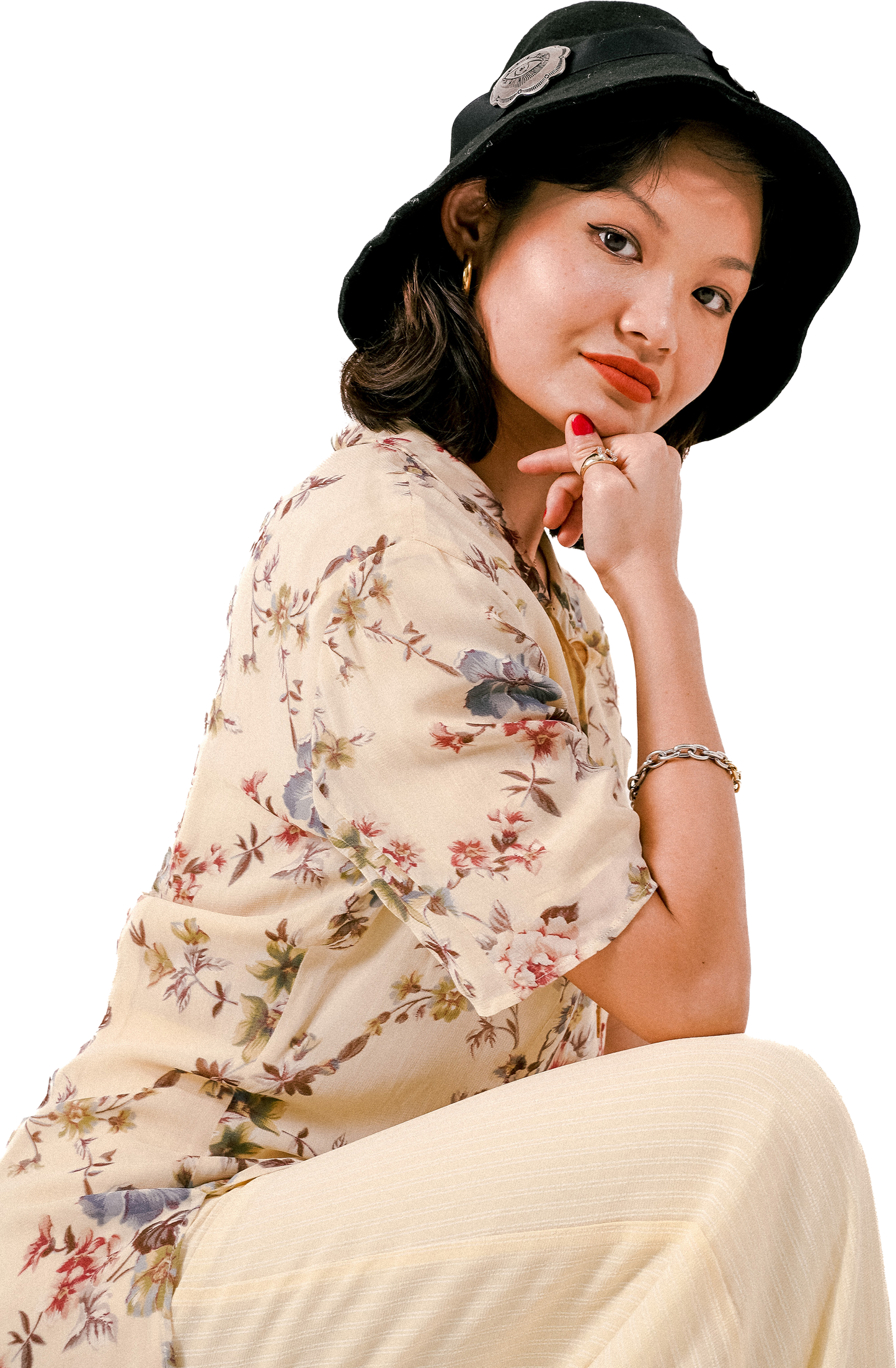 Vintage Sportmax 2 Piece Floral Set