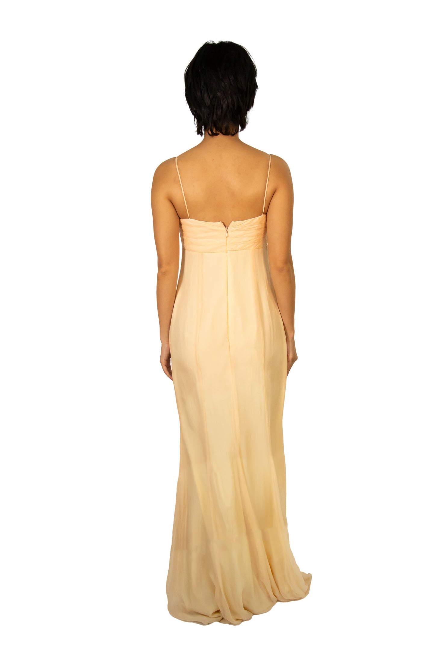 Vintage '00s Peach Sunset Gown