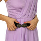 BCBG One Shoulder Belt Dress